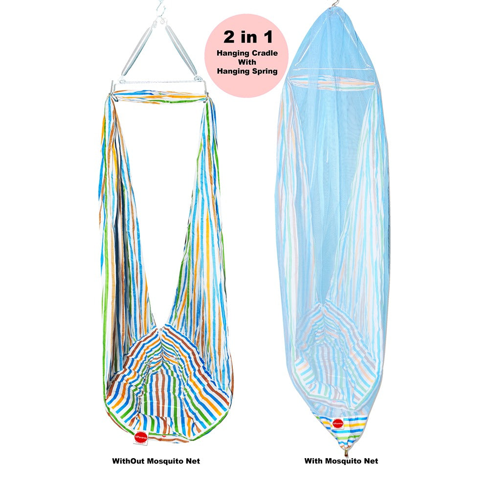 Baby hanging cradle with hotsell mosquito net