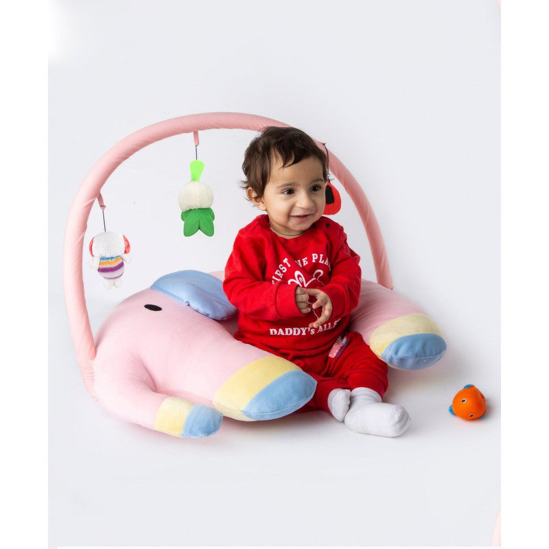 Buy Cow Shaped Baby Pillow (Light Brown) on Snooplay India