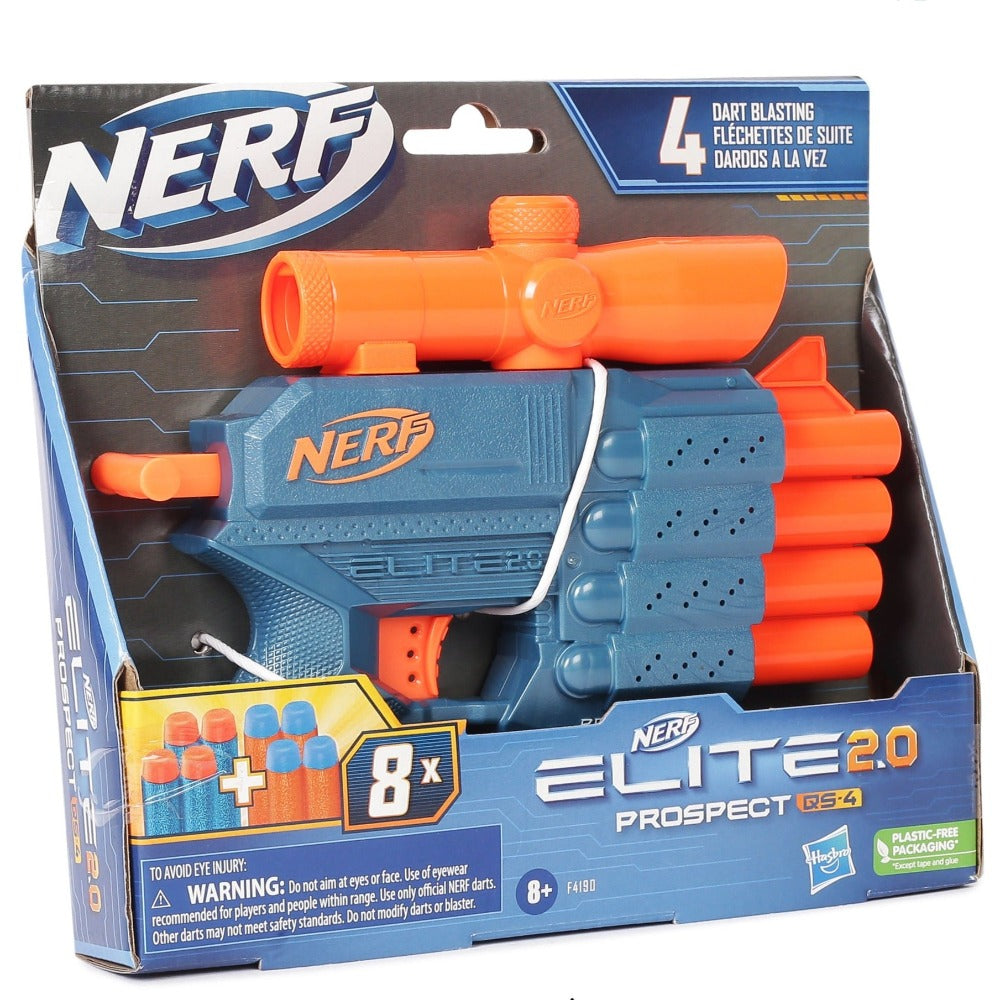 Buy Original Nerf Elite 2.0 Prospect QS4 Dart Blaster with 8 Darts