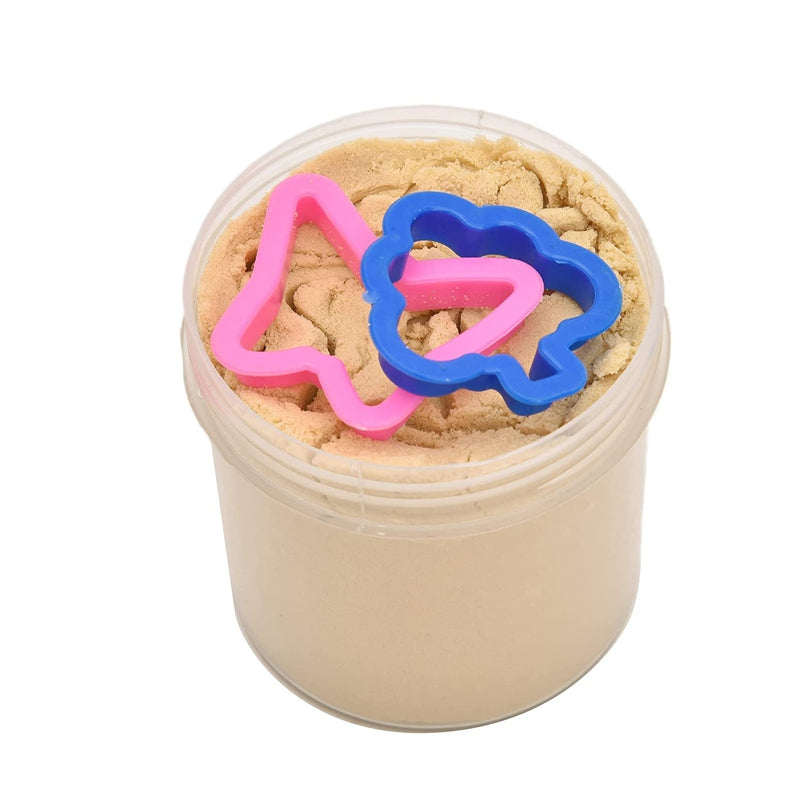 Learnings Kinetic Sand Activity Play Set Natural Kinetic Sand Play Set Beach Kit for Kids, Craft Art Soft Sand Clay Toys for Kids, Boys Girls with