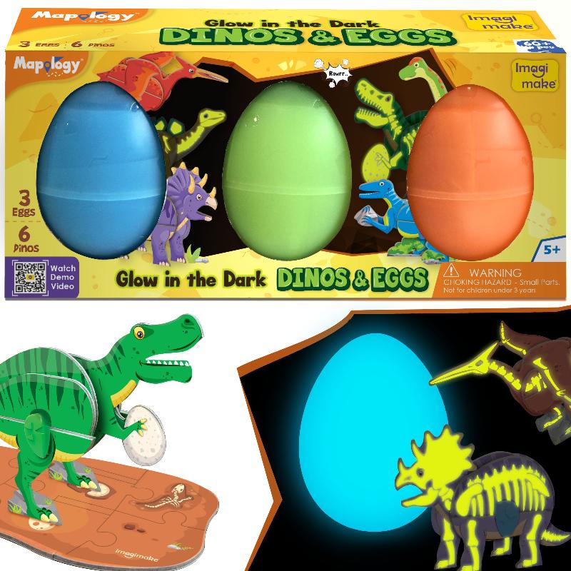 Set of Dino Egg Puzzle Game (5-7 Years)