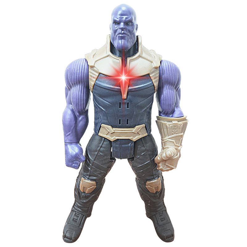 Marvel Avengers Infinity War Thanos Action Figure Talks Lights Up
