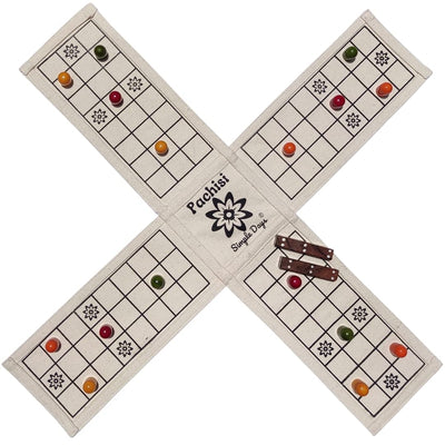 Ludo Indian Traditional Board Game Set (Pachisi | Pagade | Chaupad )