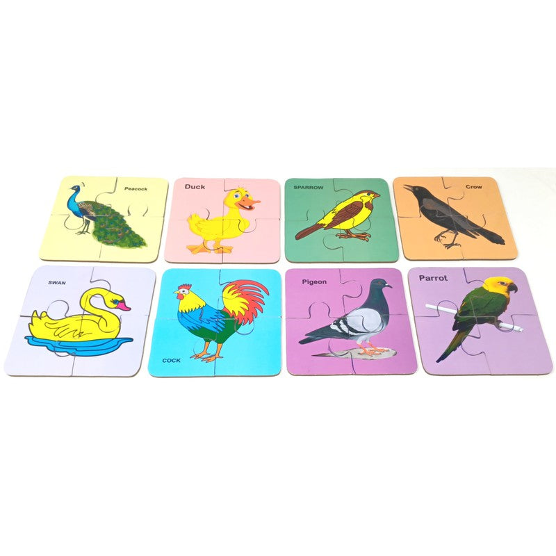 Buy Set of Birds Wooden Puzzles 32 Pieces (2-5 Years) on