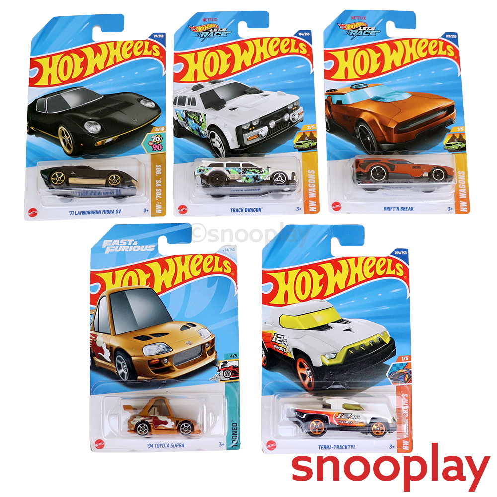 Buy Set of 5 Hot wheels [HW 382] - '71 Lamborghini Miura SV, '94
