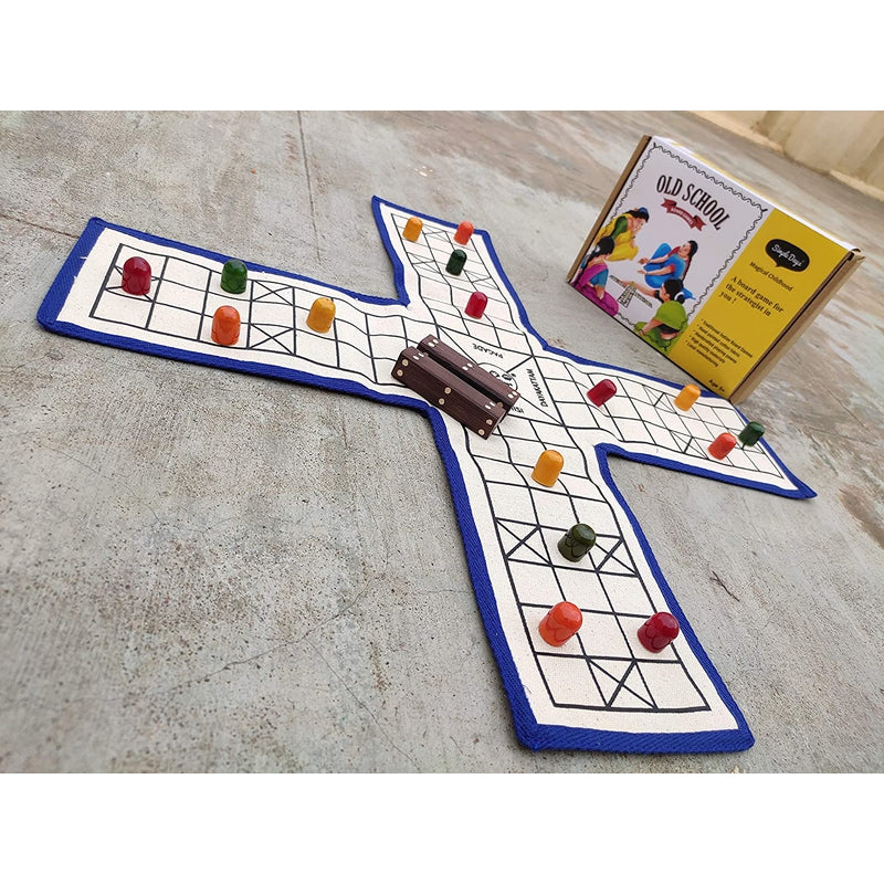 Ludo Indian Traditional Board Game Set (Pachisi | Pagade | Chaupad )