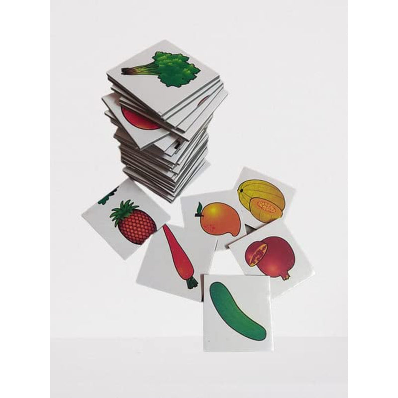 Buy Fruit & Vegetable Flash Cards for Kids | asy & Fun Way of Learning ...