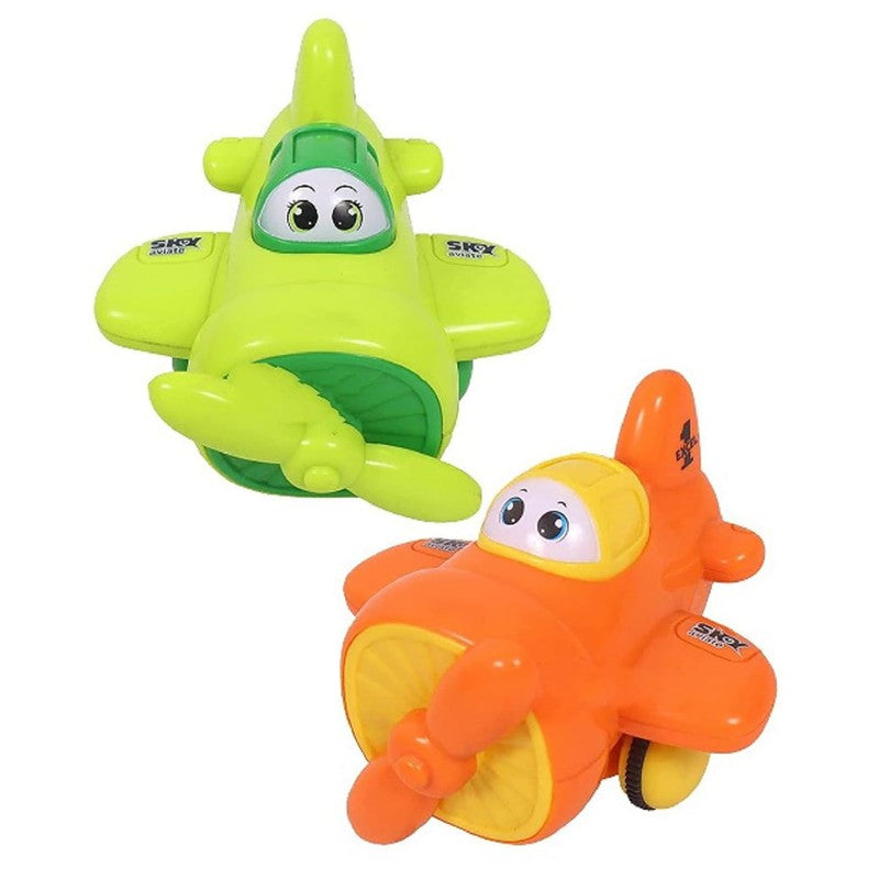Buy Friction Powered Unbreakable Aeroplane Toy (Assorted colours) on