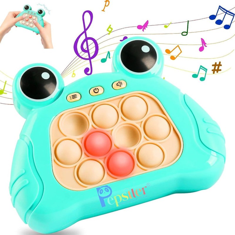 Pop Fidget Toy It Game, Pop Pro it , Push Bubble Stress Light-Up Toys,  Pattern-Popping Game Anti-Anxiety Autism Sensory Toy for Children Adults