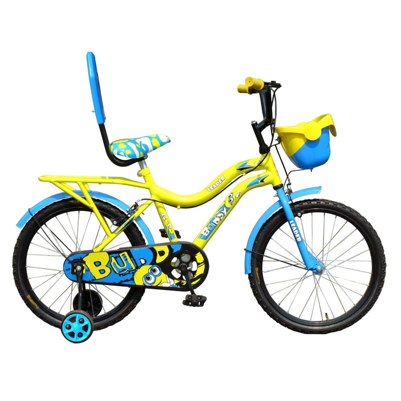 Buy Buddy 16T Kids Road Cycle with Training wheels (Neon Yellow