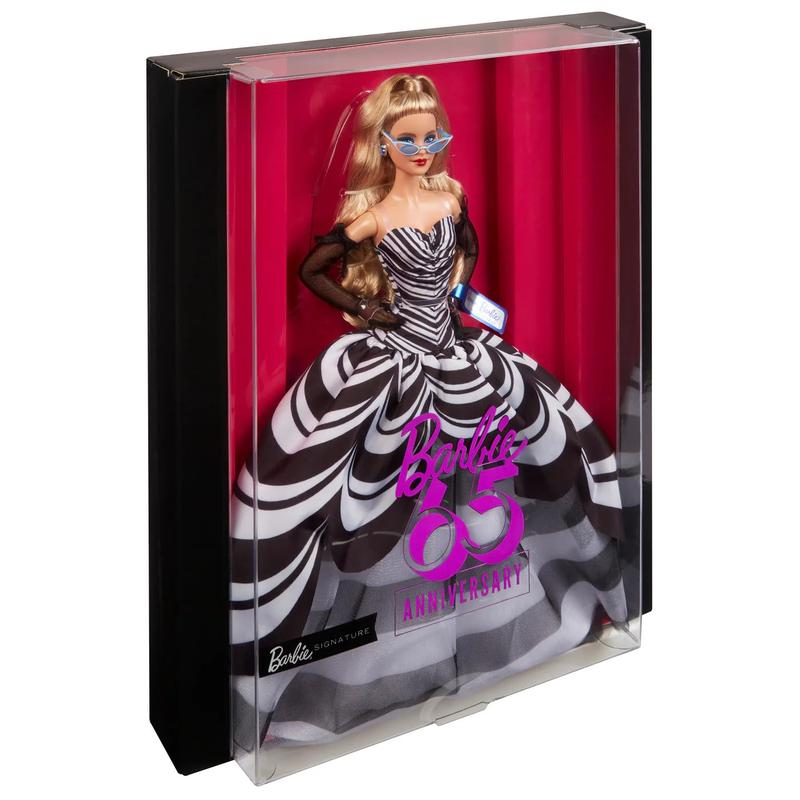 Buy Barbie Signature 65th Anniversary Blonde with Black White