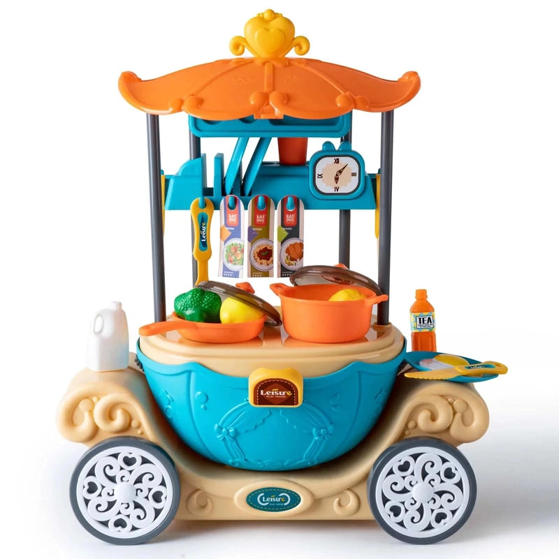 6 in 1 Surprise Fast Food Trolley Kitchen Set Snooplay