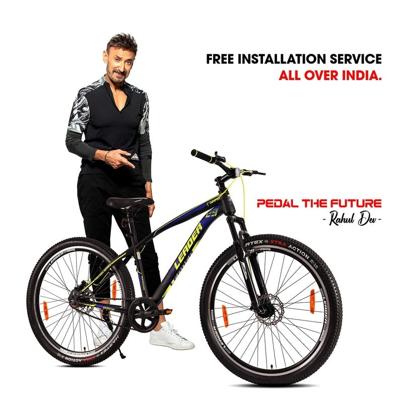 Griffin 29T Single-Speed MTB Cycle – Dual Disc, Front Suspension (12 Years  till Grown Ups) Black