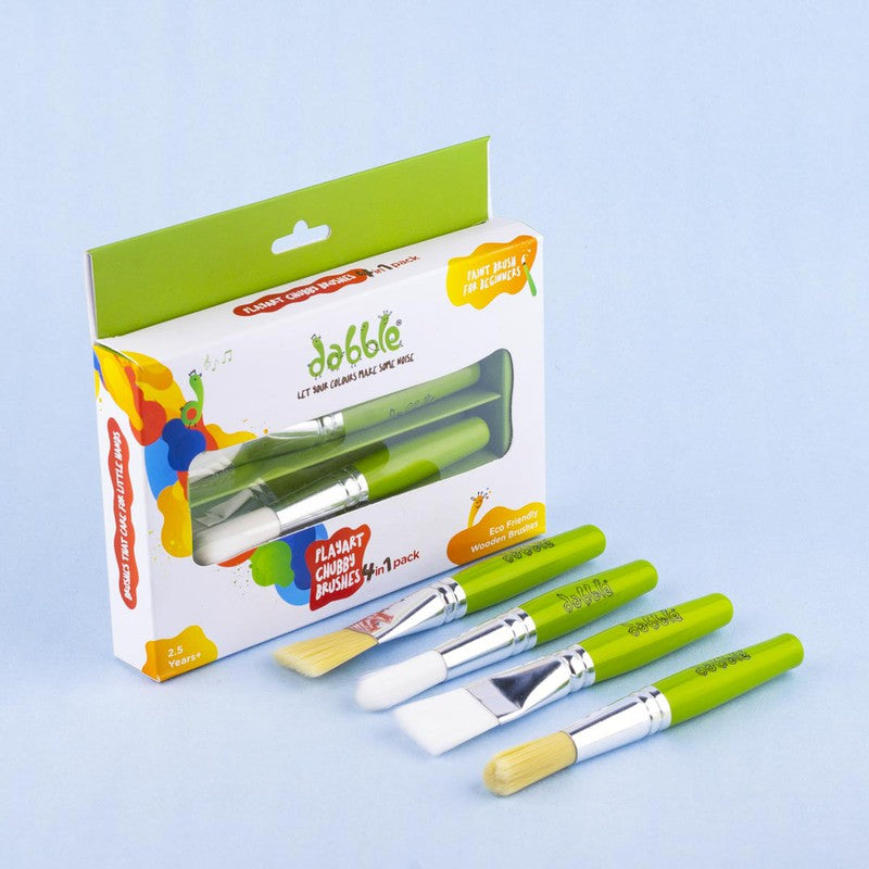 Toddler's first paint brush (Chubby Brushes) Snooplay