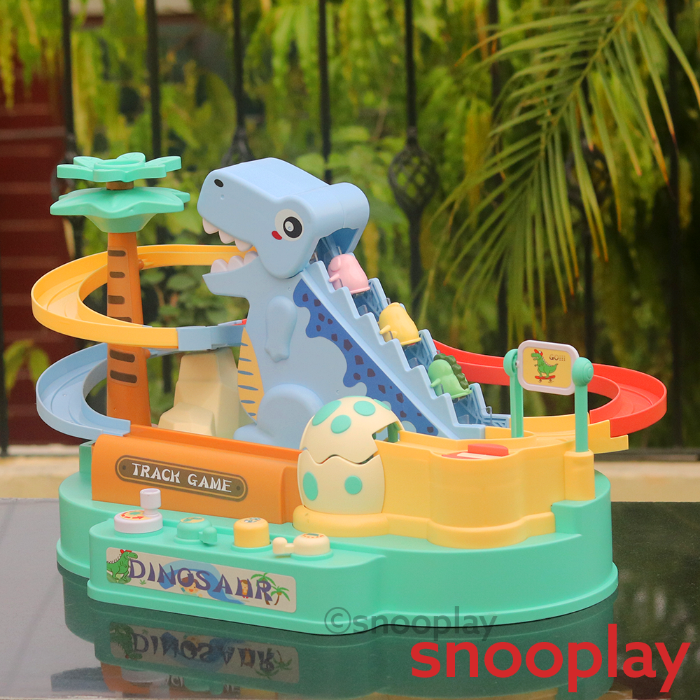Buy 3in1 Slide Dinosaur Electronic Track Set Game on Snooplay India