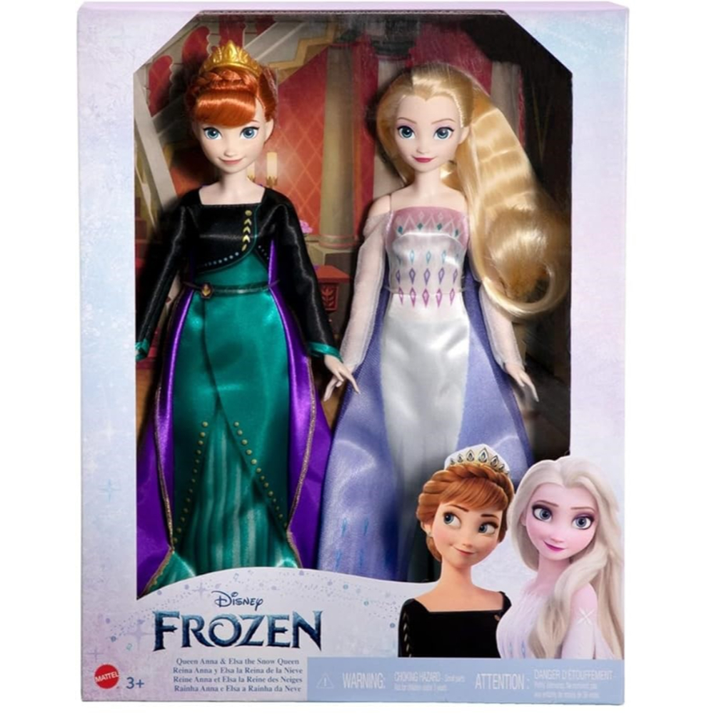 Original Frozen Set of Dolls Licensed Disney Toy (3-9 Years)
