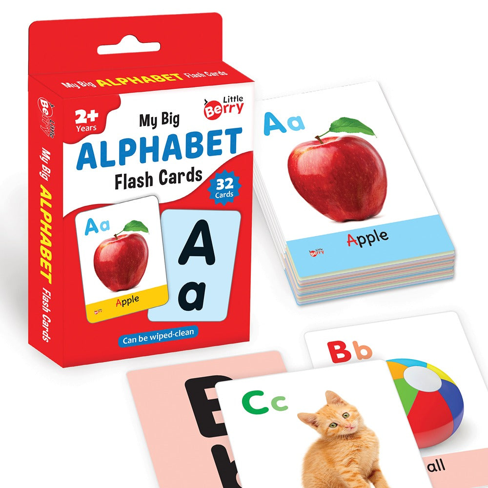 Buy Fun Learning Big Alphabet Flash Cards - 32 Cards (2-6 Years) on ...