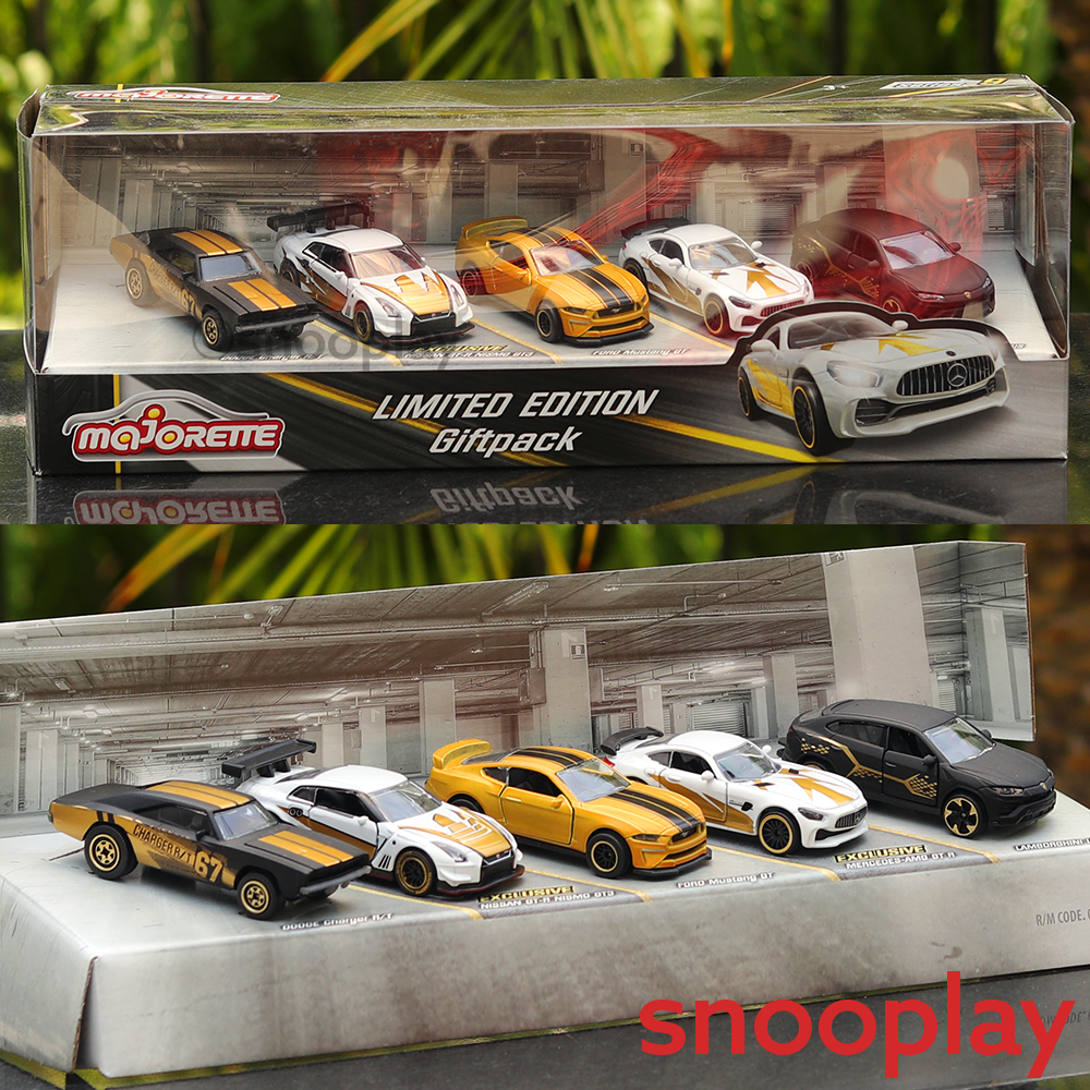 Majorette Giftpack 5 Vehicles Limited Edition 9 Golden