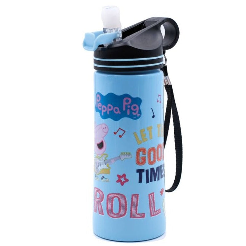 Buy Youp Stainless Steel Blue Color Peppa Pig kids Water Bottle HYOWER