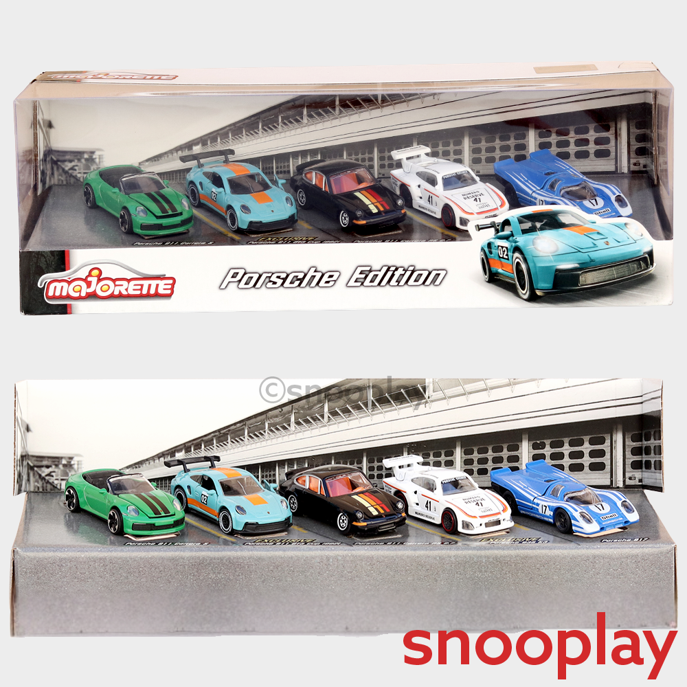 Buy Licensed Majorette Diecast Porsche Edition Cars Gift Pack (Set