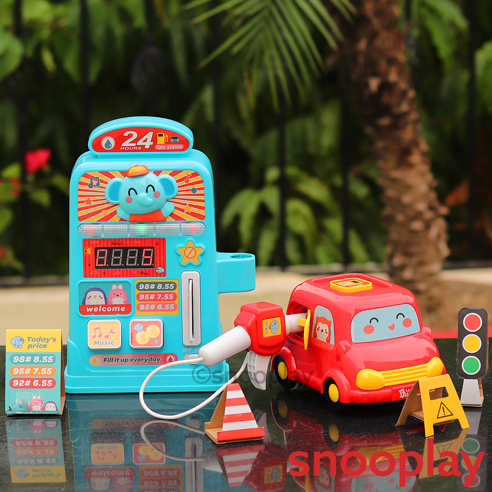 Pretend play gas pump shop