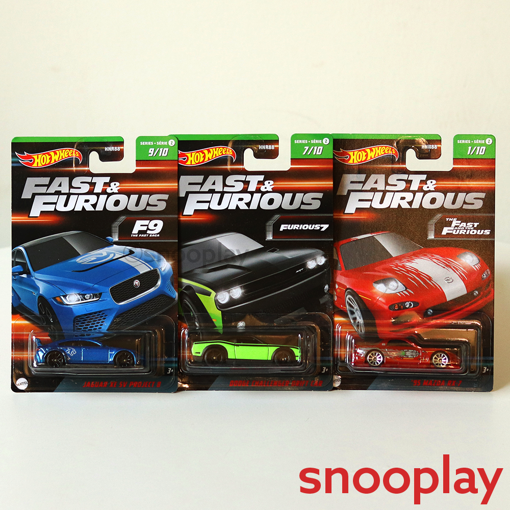 Buy Set of 5 Hot Wheels Fast & Furious Cars [HW 78] on Snooplay India