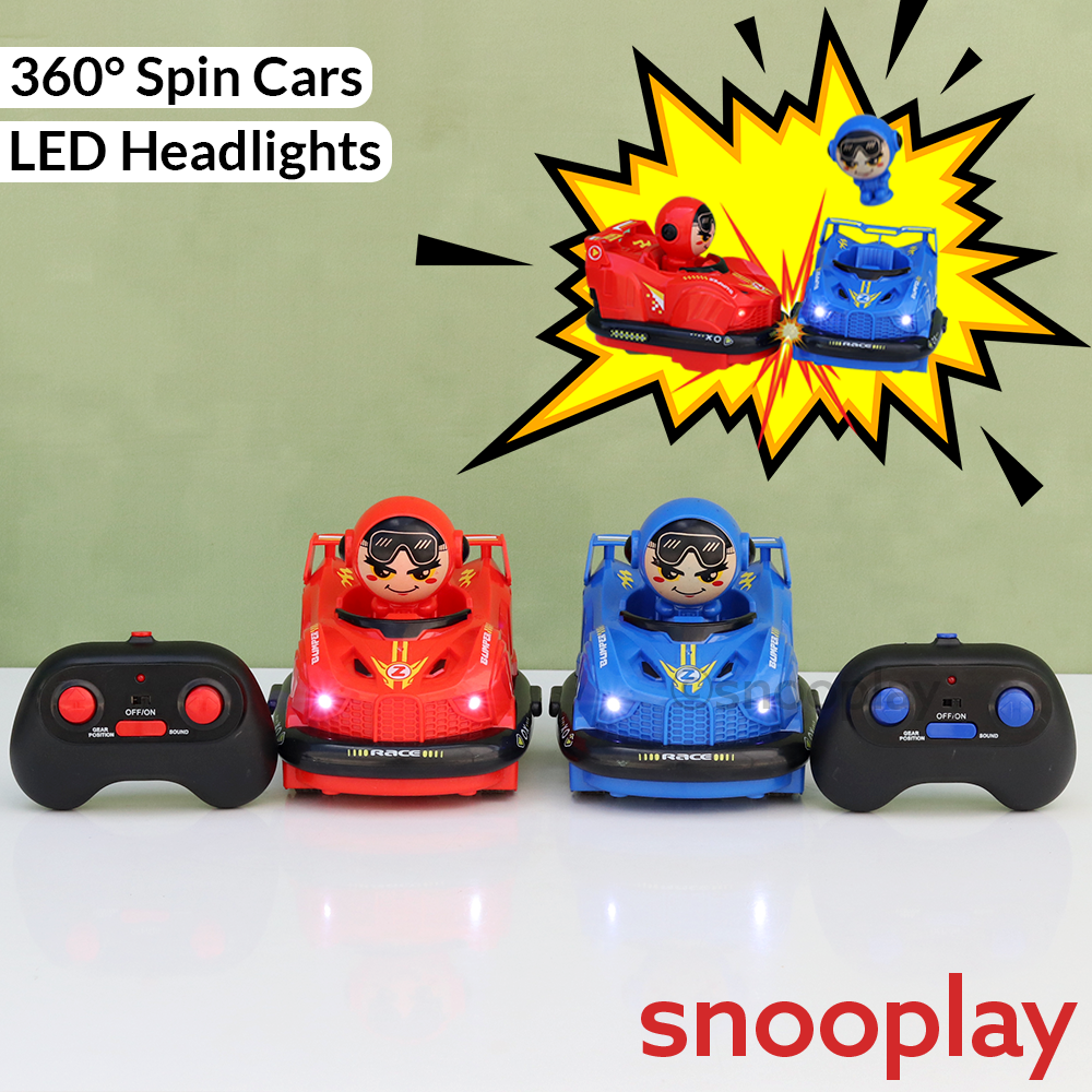 Buy Set of Remote Control Battle Bumper Cars Headlights, Sound