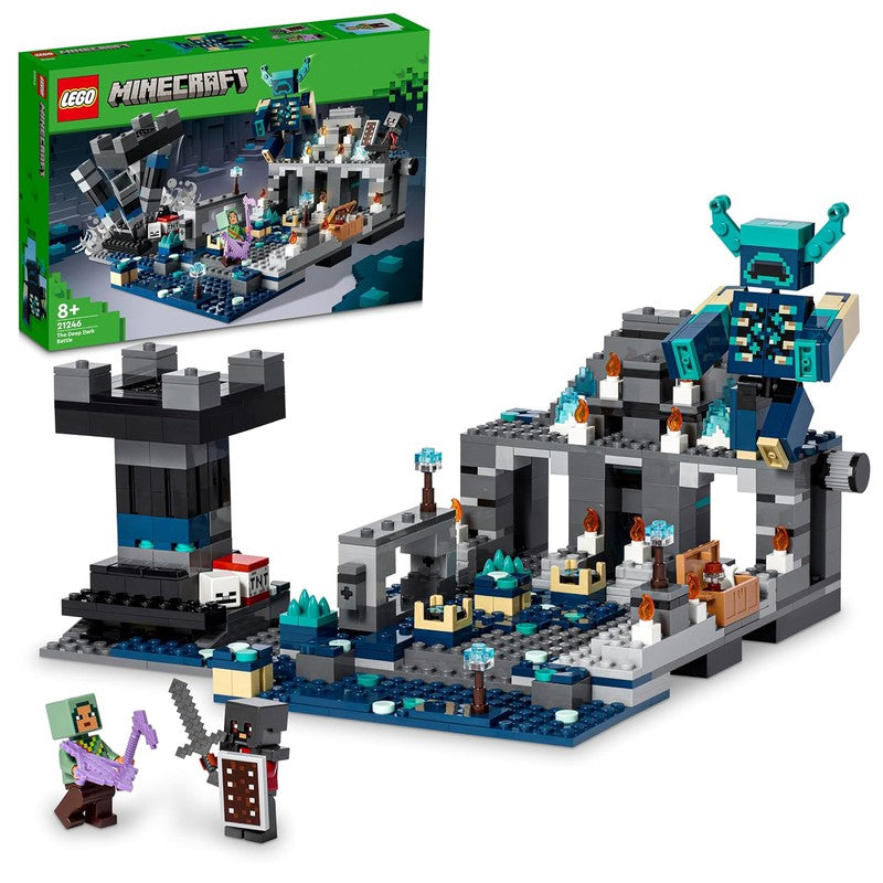 LEGO Minecraft The Deep Dark Battle 21246 Building Set 584 Pieces (8  Years till Grown Ups)