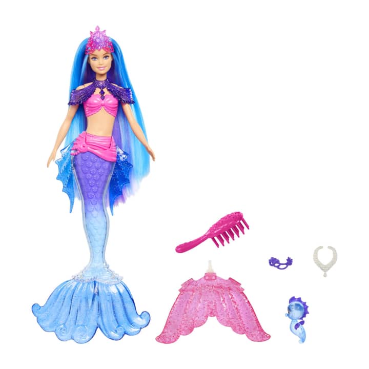 Original Mermaid Power Barbie Doll with Pet Accessories (3-9 Years)