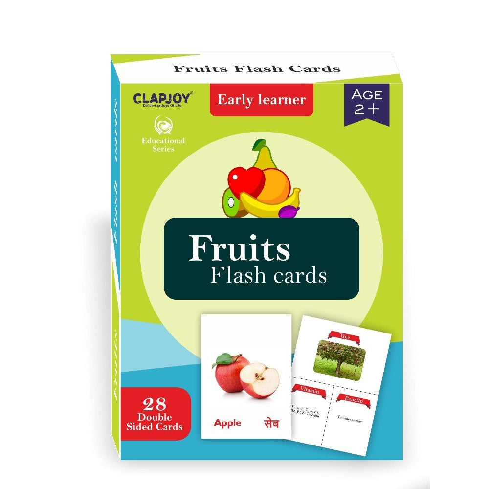 Buy Clapjoy Fruits Double Sided Flash Cards 2 To 6 Years On Snooplay buy-clapjoy-fruits-double-sided-flash-cards-2-to-6-years-on-snooplay