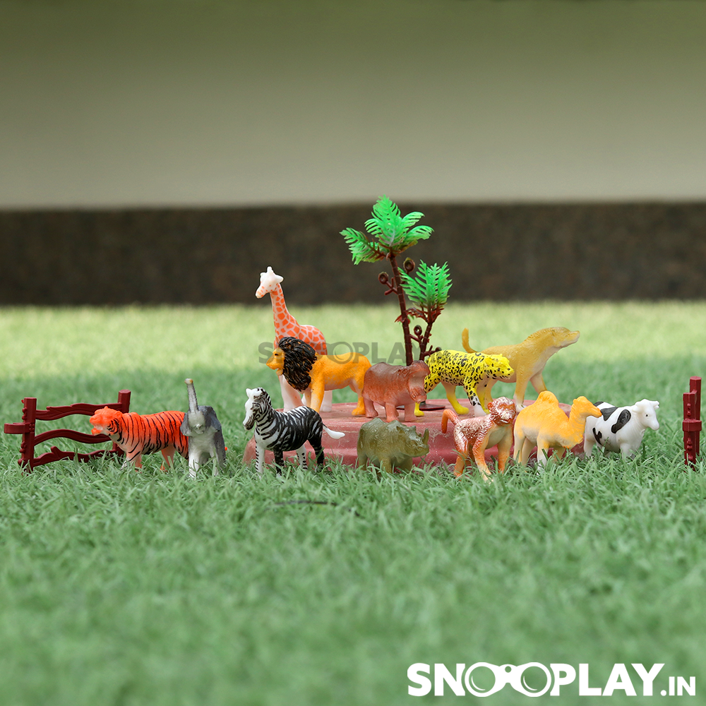 Small wild top animal toys