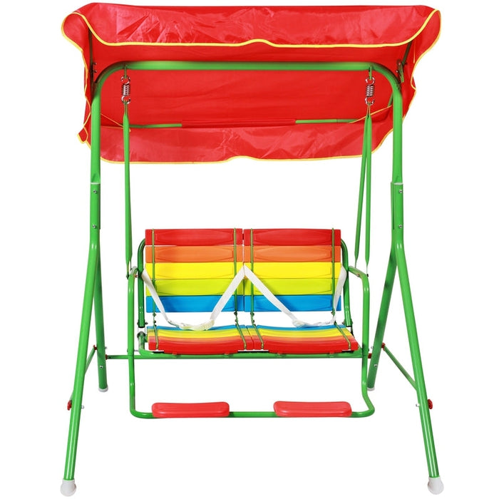 Kids best sale double swing