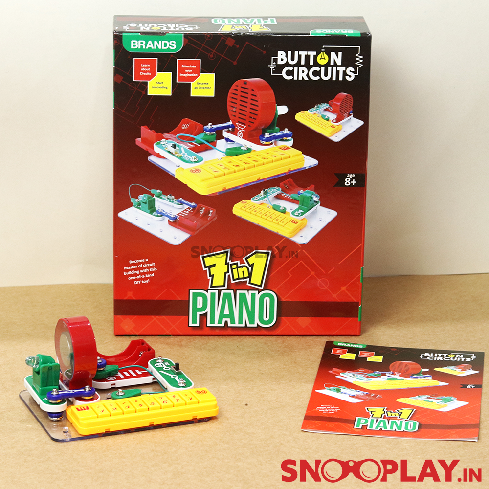 Buy 7 in 1 Piano Circuit Game for Kids (Science & Engineering STEAM Game)  Toy Brain Development & Educational Toy on Snooplay Online in India