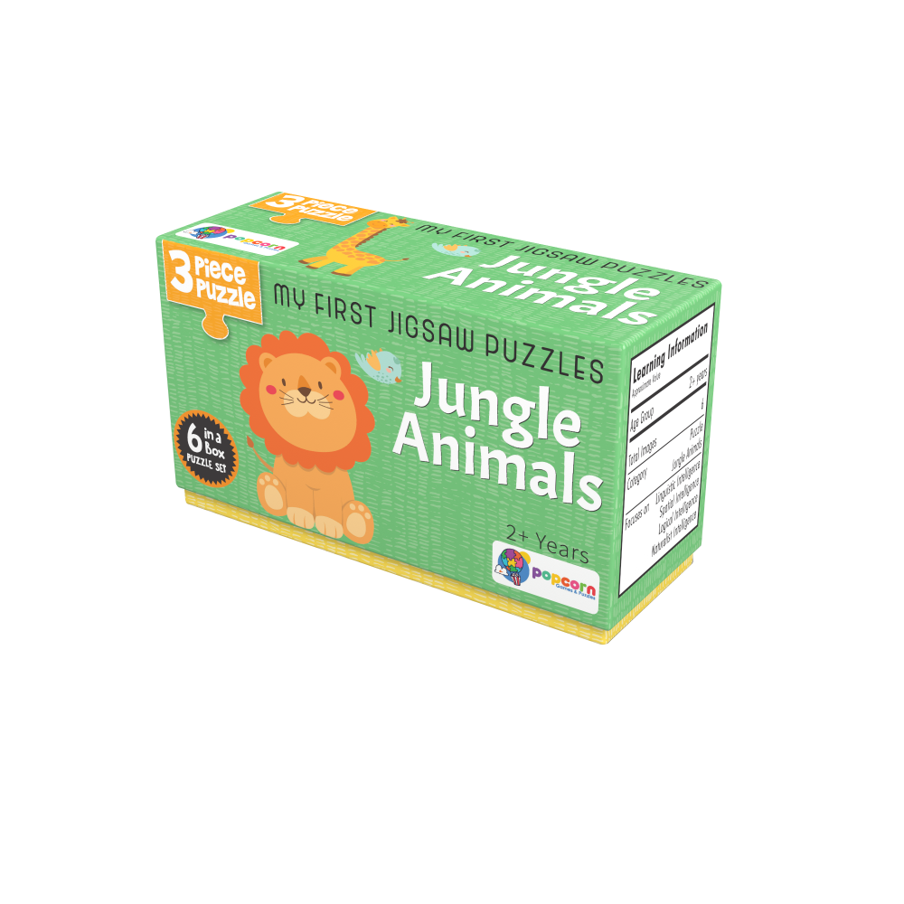 Buy Games & Puzzles Jungle Animals - (6 Puzzle + 20 Flash Cards) on  Snooplay Online India