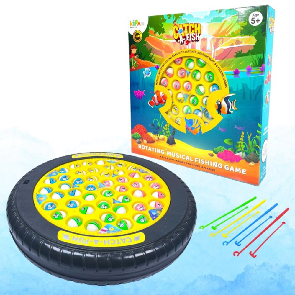 Fish catching best sale game toy