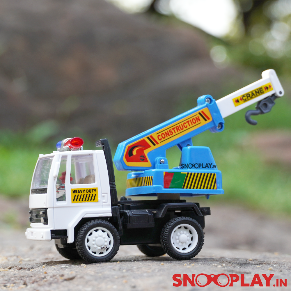 Crane Toy (Pull Back Toy Truck) - Assorted Colours