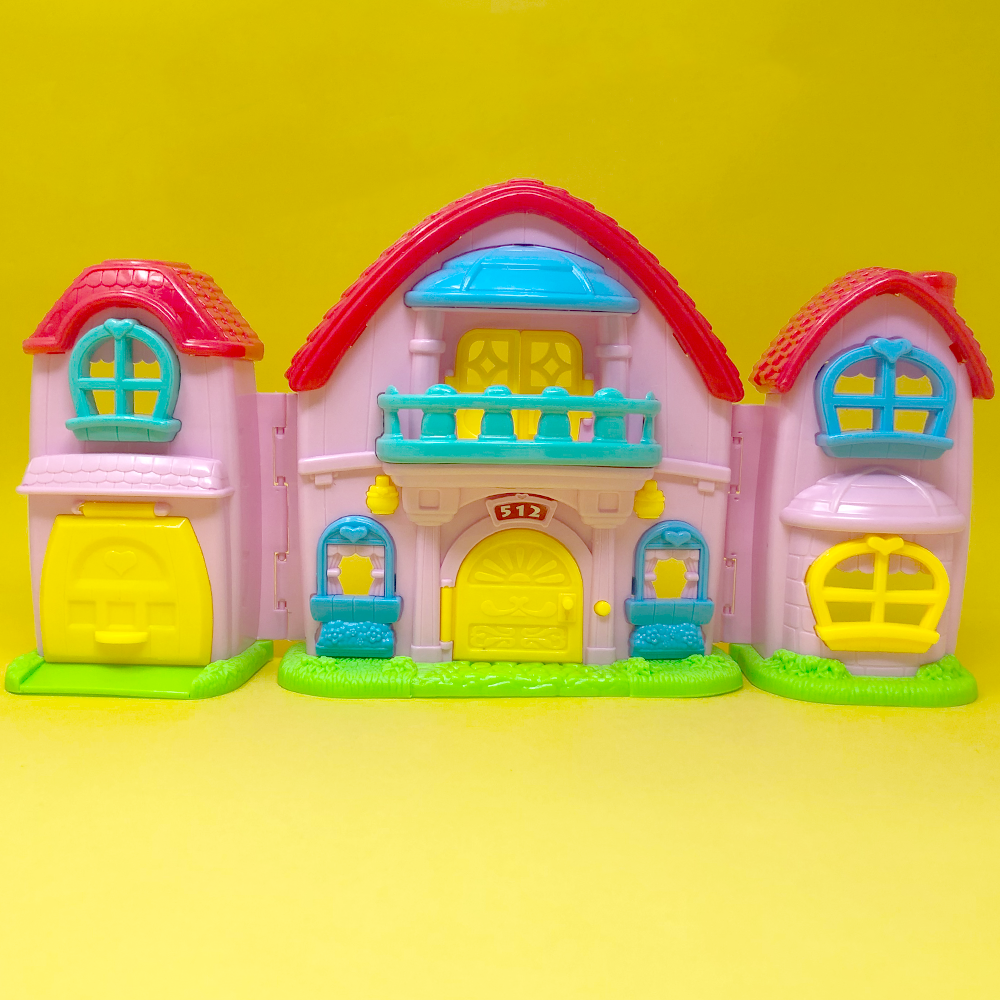 Buy Foldable Doll House Doll Playset For Kids Girls Online India – Snooplay