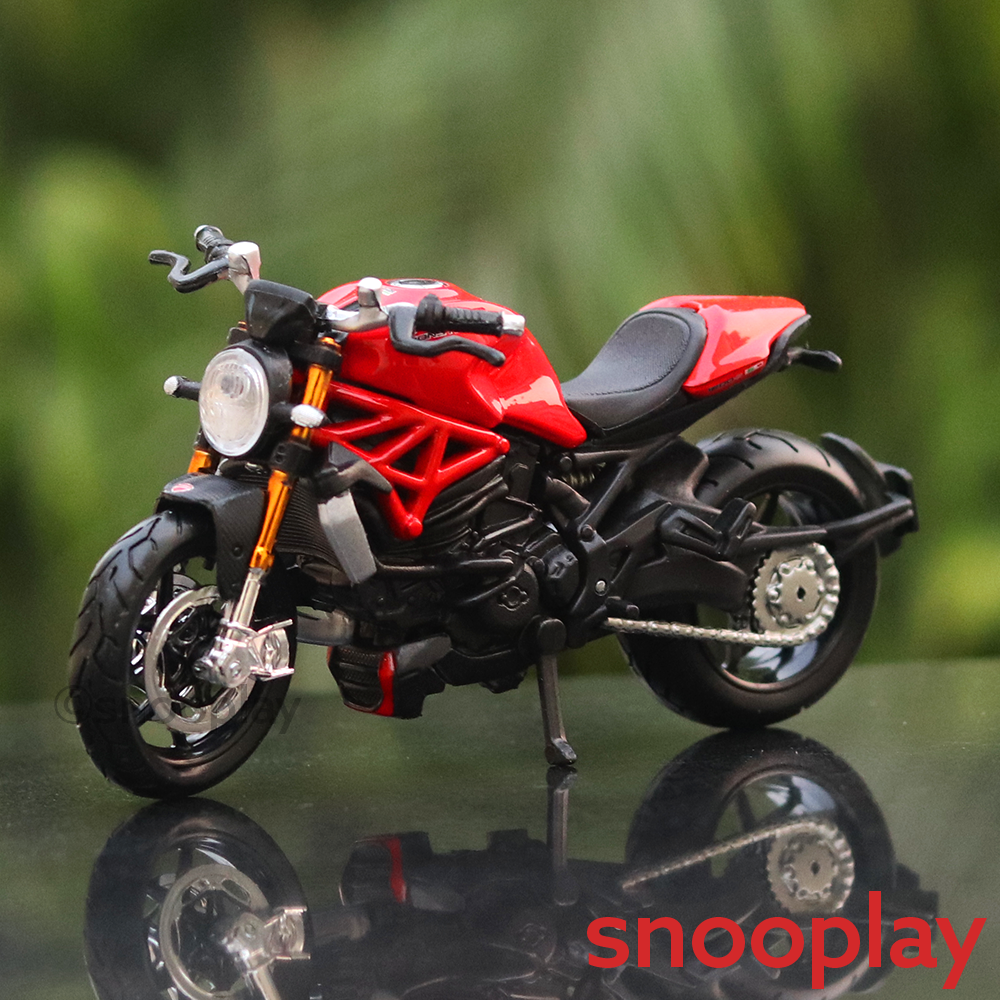 Licensed Ducati Monster 1200S Bike Scale Model 1:18 – Snooplay - Main Image