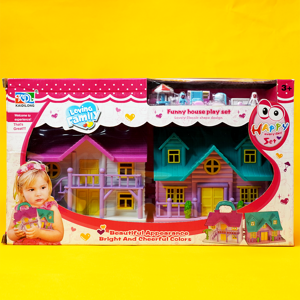 Buy Foldable Doll House Doll Playset For Kids Girls Online India – Snooplay