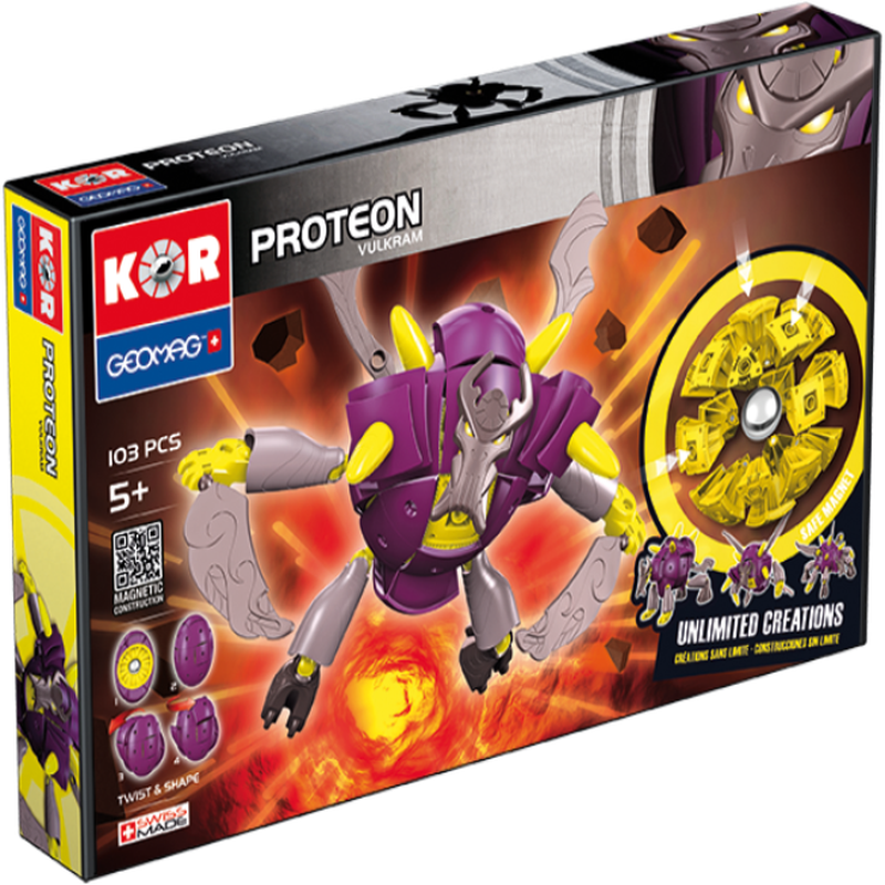 Buy Magnetic KOR Proteon Vulkram Construction Toys (103 Pieces) on