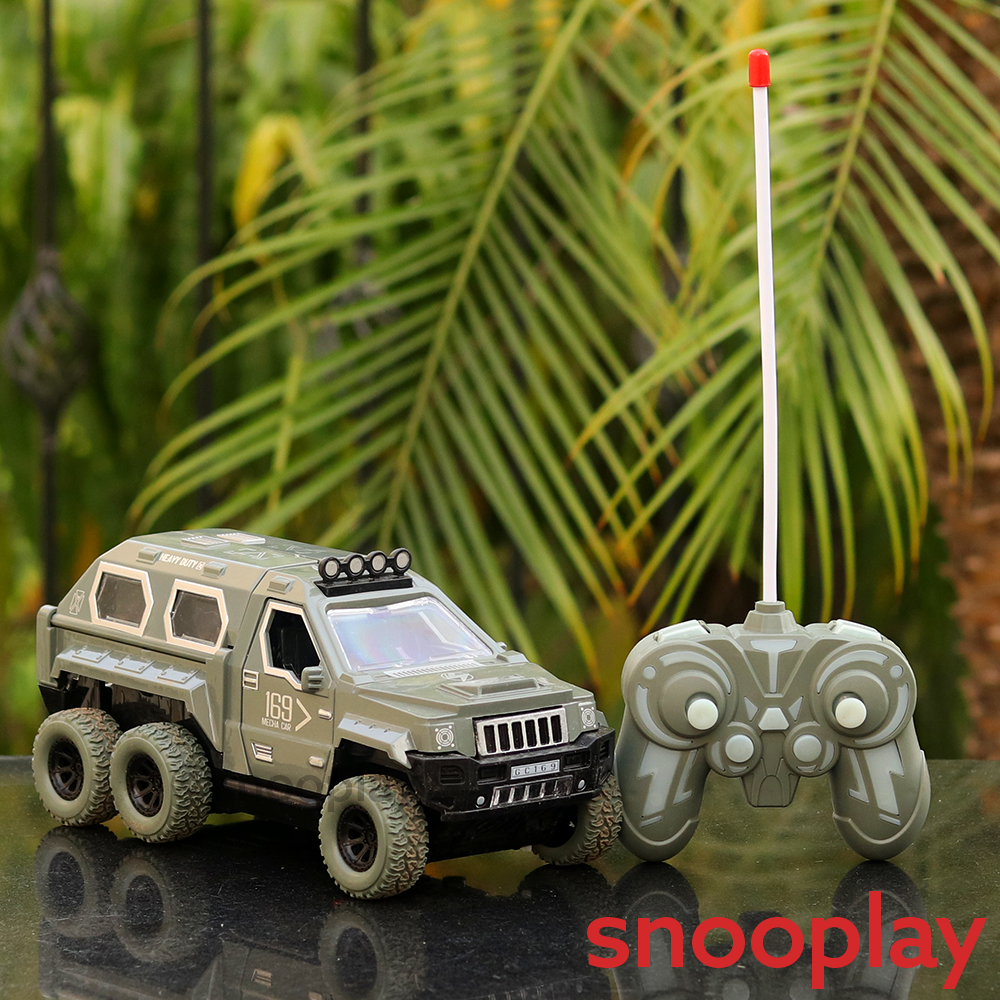 Buy Remote Controlled Military Vehicle with Launcher Assorted Colours on Snooplay india