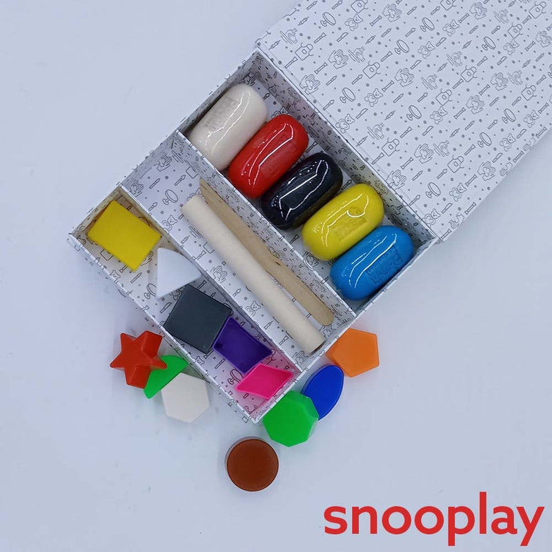 Buy Shapes And Colour Dough Mixing Kit Art & Craft Game for Kids