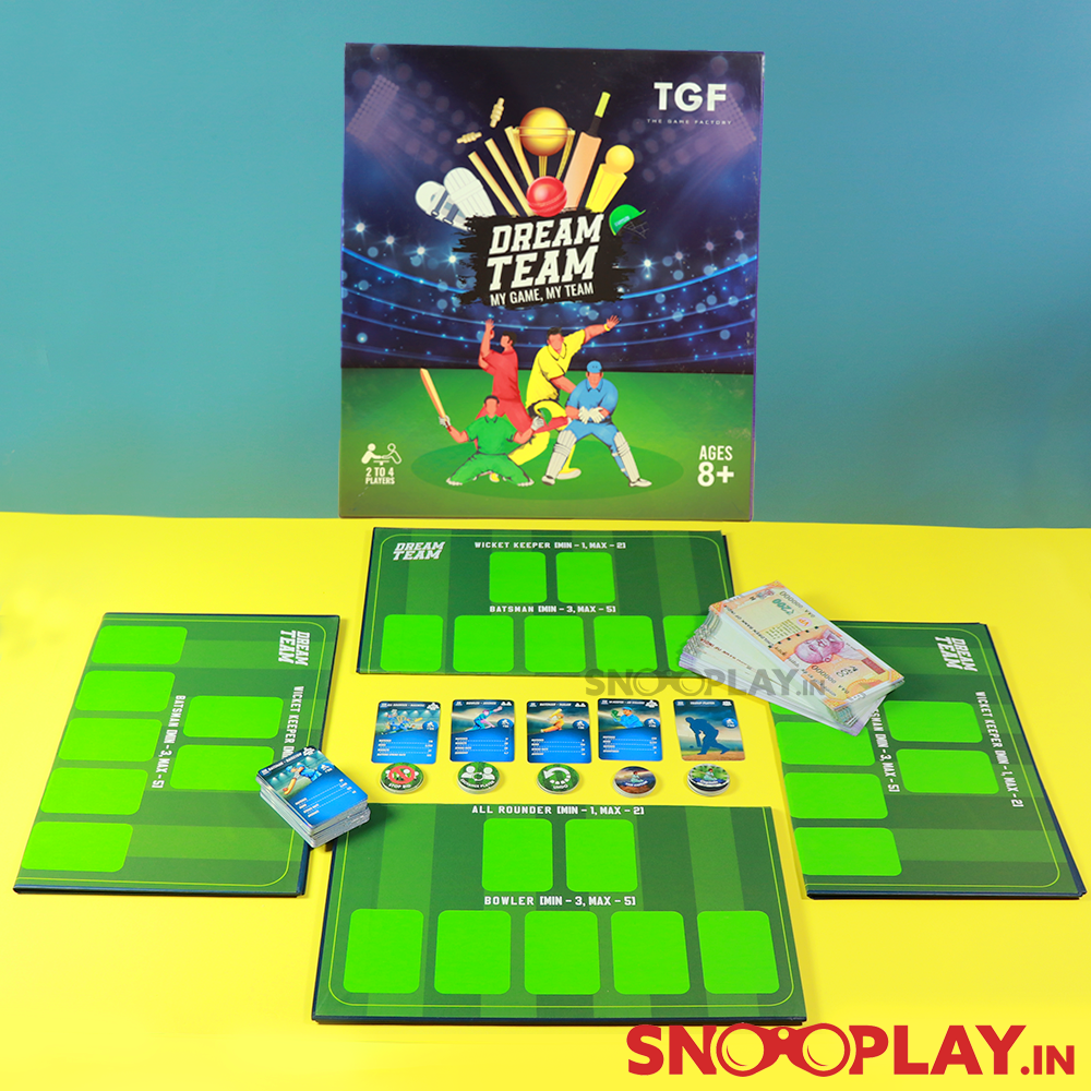 Buy Dream Team- My Game, My Team Board Game Online in India – Snooplay