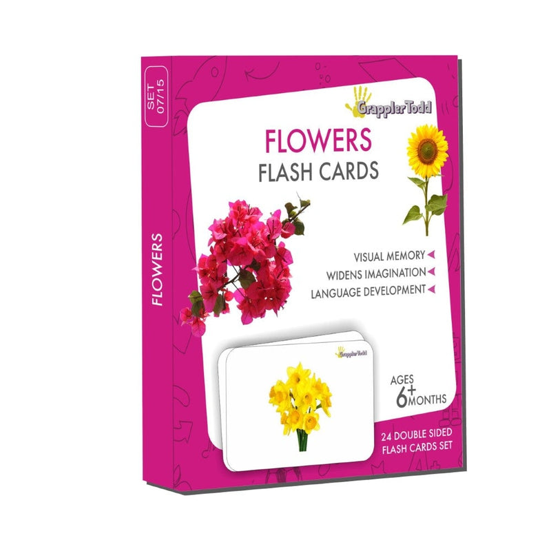 Buy Flowers Flash Cards on Snooplay Online India