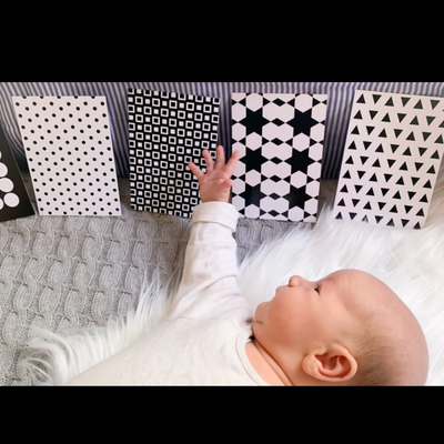 The Fascination of Monochrome: Why Black and White Patterns are Crucial for Infant Development