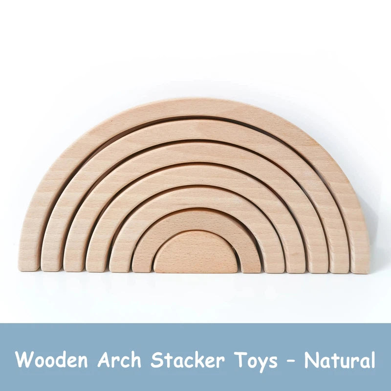 Wooden Arch Stacker for Toddlers (1-4 Years)