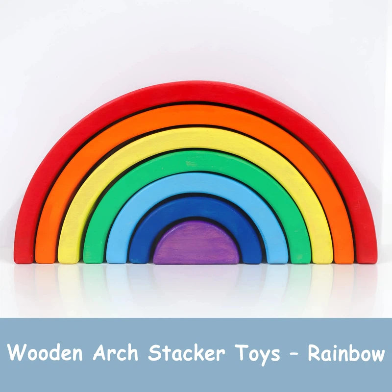 Wooden Arch Stacker for Toddlers (1-4 Years)