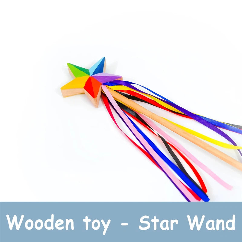 Wooden Star Wand Toy (2-4 Years)