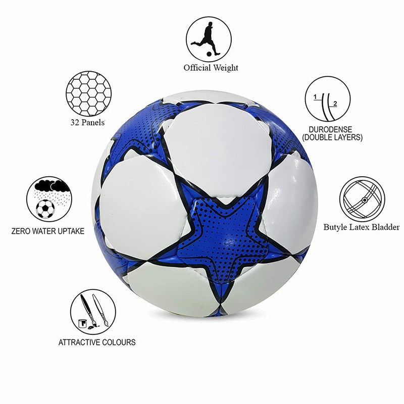 World Cup Football or Soccer Ball Size-5 (Blue)