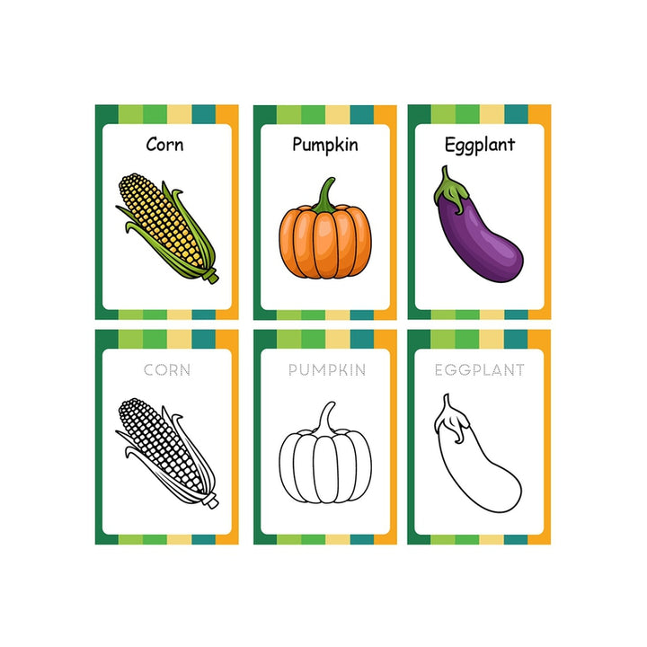 Baby's First Vegetables Flash Cards